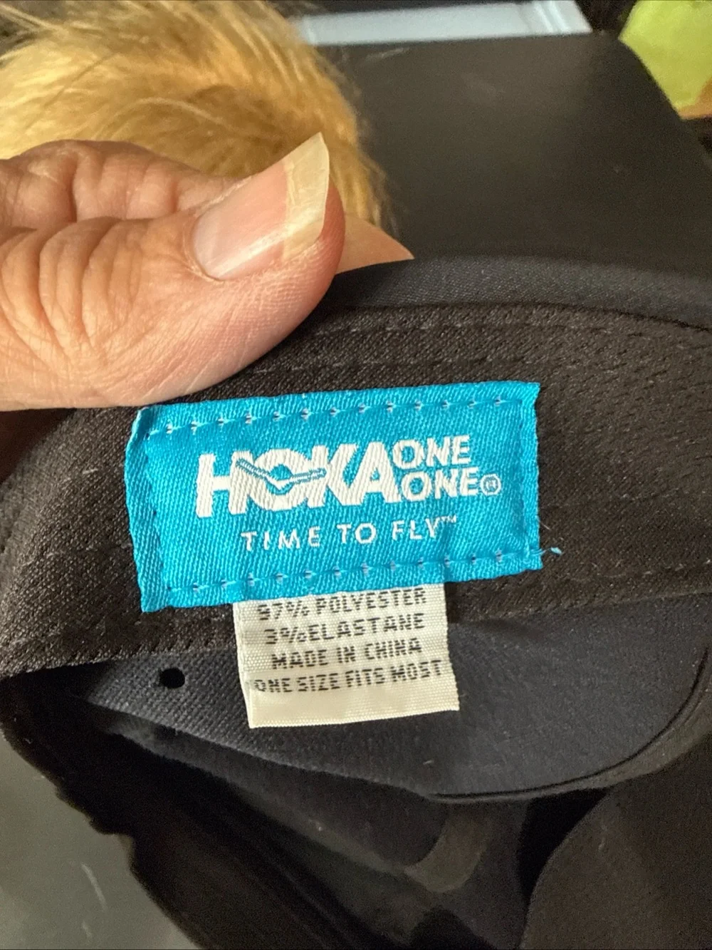 Hoka black panel
